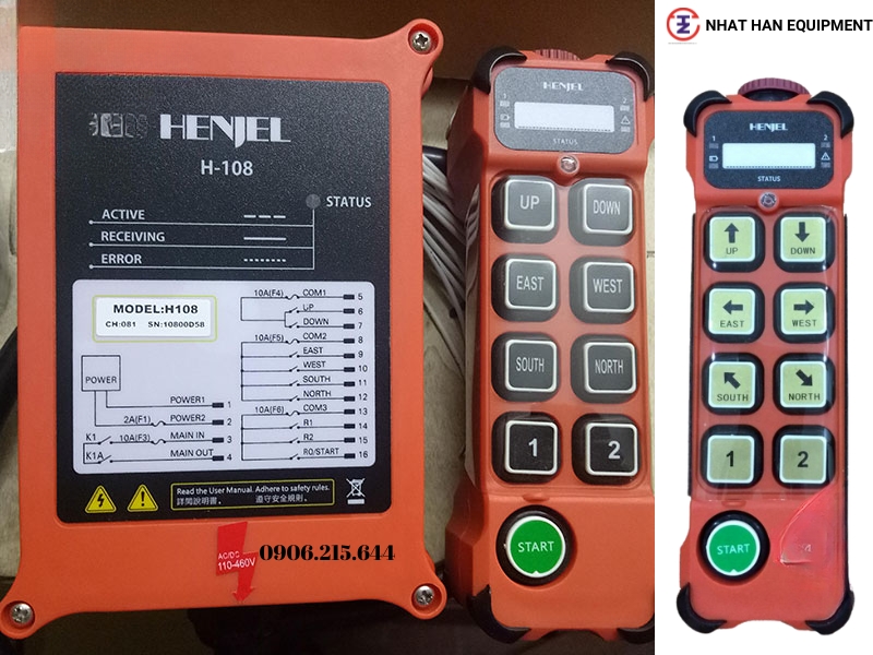ĐIỀU KHIỂN TỪ XA HENJEL H108