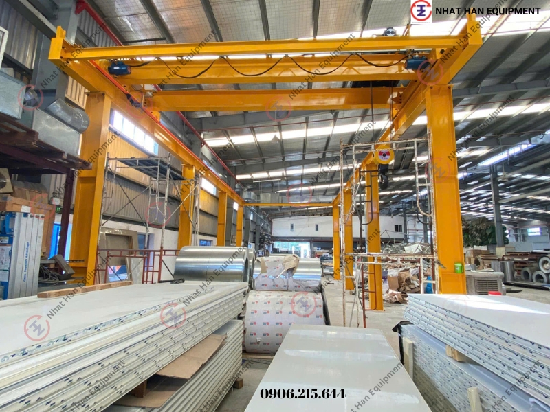 Thiết Kế Thi Công Cầu Trục Nhà Xưởng
