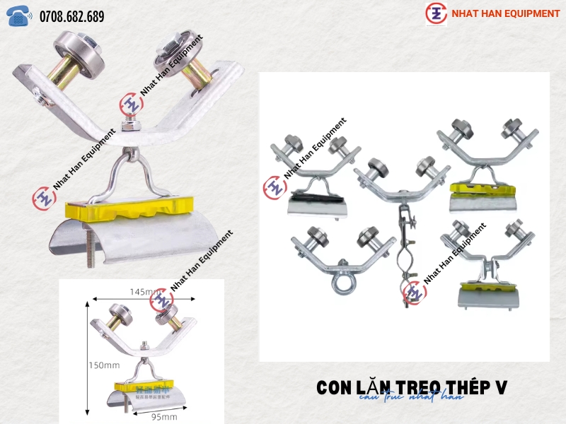 CON LĂN TREO CÁP DẸT MÁNG C